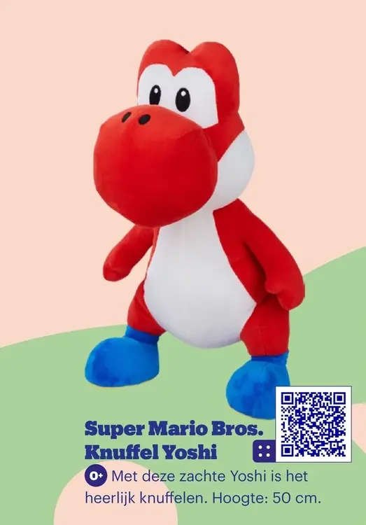 Promotie: Super Mario Bros. Knuffel Yoshi
