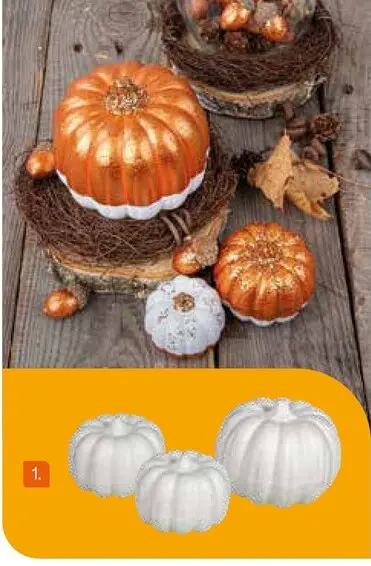Promotie: Set pompoenen uit piepschuim