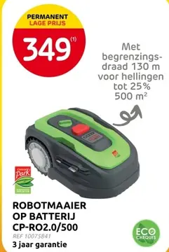 Aanbieding: Robotmaaier op batterij cp-ro2.0/500