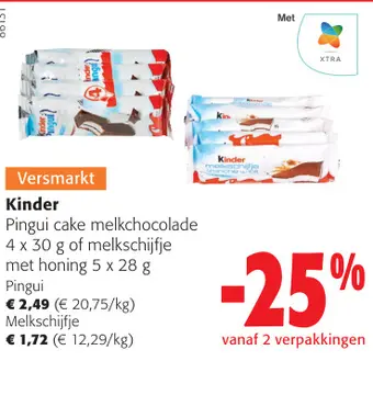 Aanbieding: Pingui cake melkchocolade