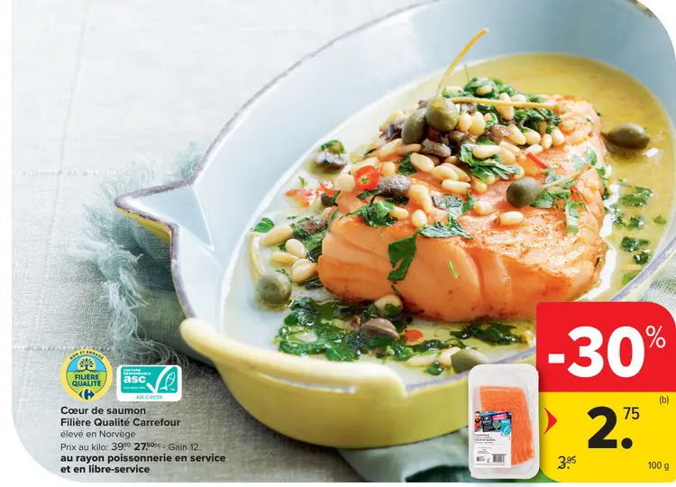 Offre: Cœur de saumon