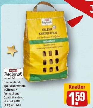 Aanbieding: Speisekartoffeln »Cilena«