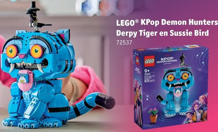 Promotie: KPop Demon Hunters Derpy Tiger en Sussie Bird