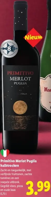 Aanbieding: Primitivo Merlot Puglia halbtrocken