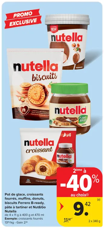 Offre: Nutella products