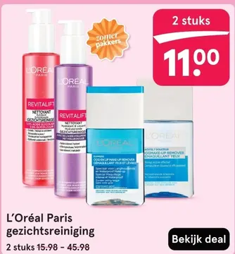 Aanbieding: L'Oréal Paris gezichtsreiniging