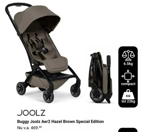 Aanbieding: Buggy Joolz Aer2 Hazel Brown Special Edition