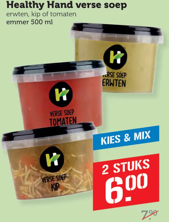 Aanbieding: verse soep