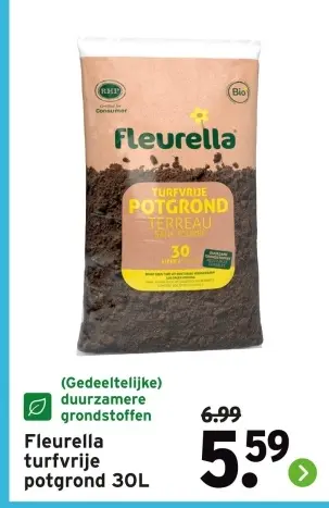 Aanbieding: Fleurella turfvrije potgrond