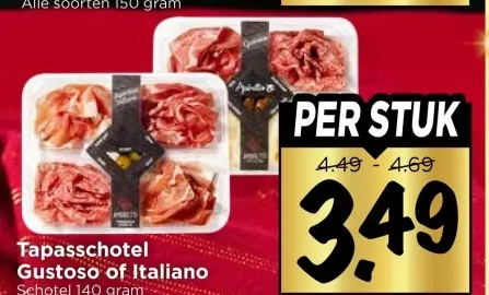 Aanbieding: Tapasschotel Gustoso of Italiano