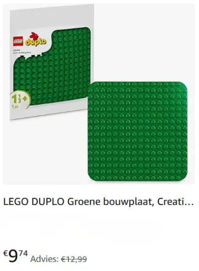 Aanbieding: Duplo Green Building Plate