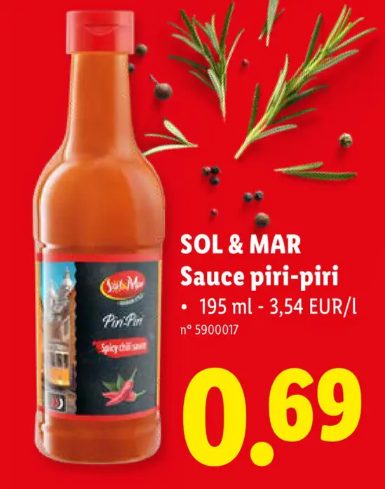 Offre: Sauce piri-piri