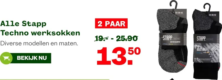 Aanbieding: Stapp Techno werksokken