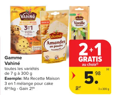 Offre: Gamme Vahiné