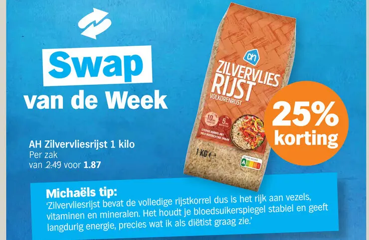 Aanbieding: Zilvervliesrijst