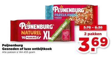Aanbieding: Peijnenburg Gesneden of luxe ontbijtkoek
