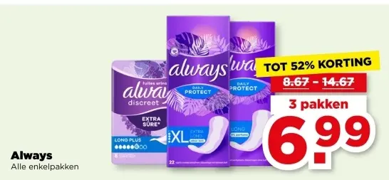 Aanbieding: Always