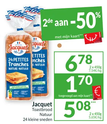 Promotie: Toastbrood