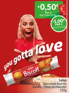 Offre: Lotus Speculoos fourrés