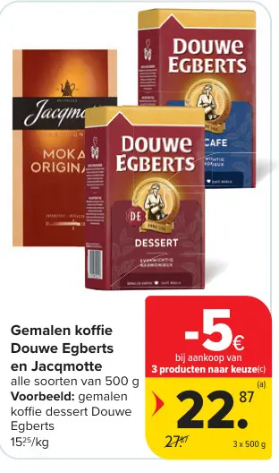 Promotie: Gemalen koffie