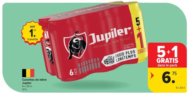 Offre: Canettes de bière