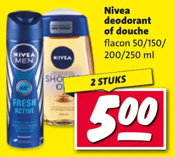 Aanbieding: Deodorant of douche