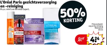 Aanbieding: L'Oréal Paris gezichtsverzorging en -reiniging
