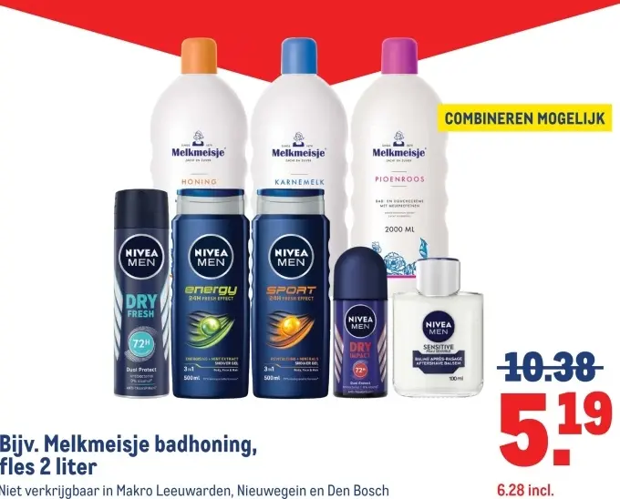 Aanbieding: Melkmeisje badhoning