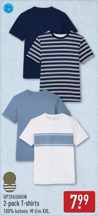 Aanbieding: 2-pack T-shirts