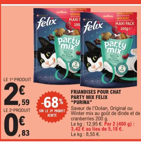 Promotie: Party mix felix