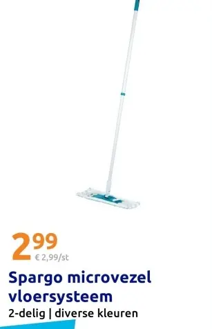 Aanbieding: microvezel vloersysteem