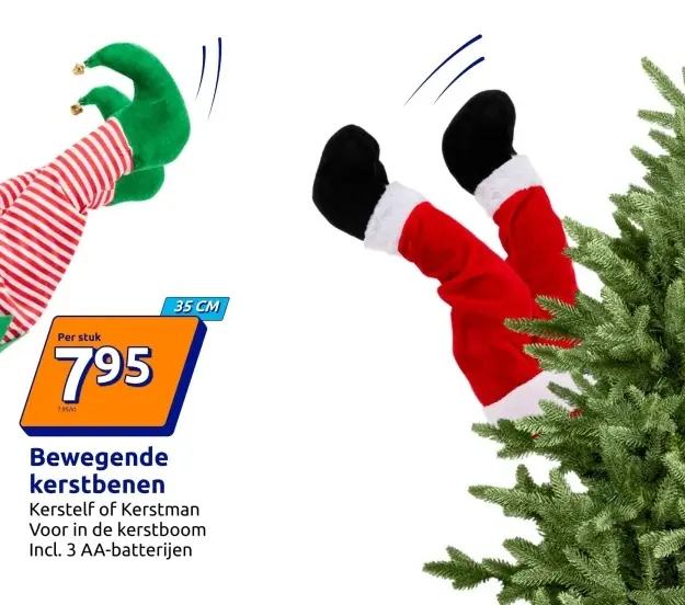Aanbieding: Bewegende kerstbenen