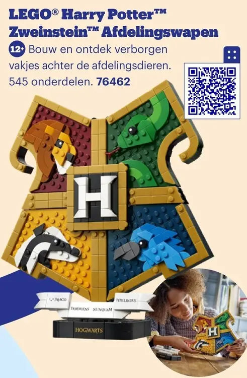 Aanbieding: Harry Potter Zweinstein Afdelingswapen