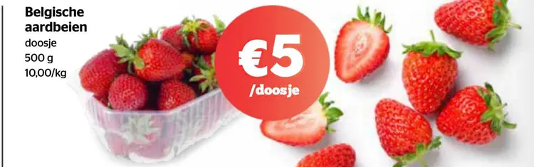 Promotie: Belgische aardbeien