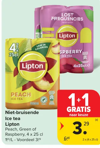 Promotie: Niet-bruisende Ice tea