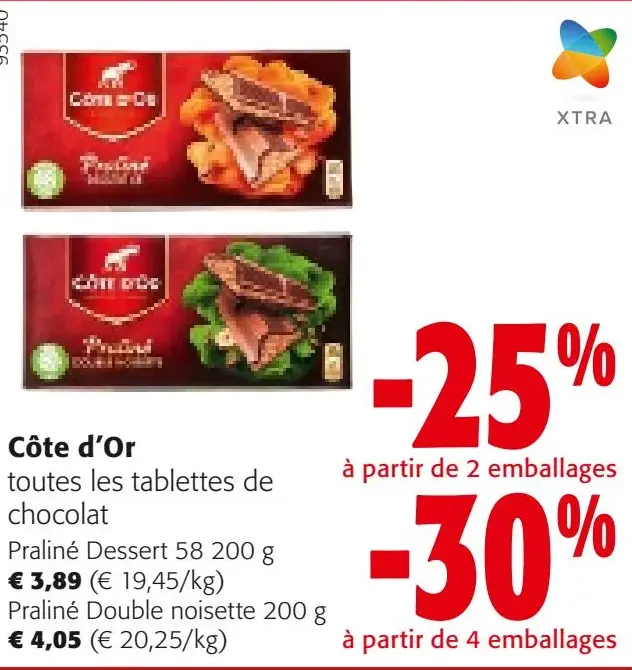Offre: Côte d'Or Praliné Dessert