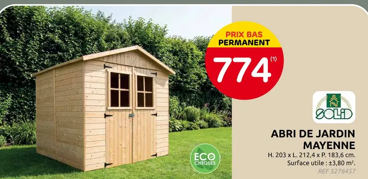 Offre: Abri de jardin mayenne