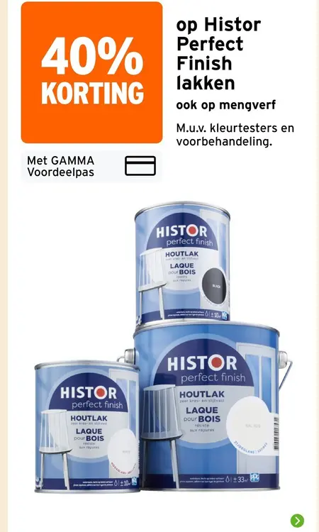 Aanbieding: Histor Perfect Finish lakken
