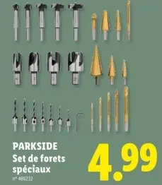 Offre: Set de forets spéciaux