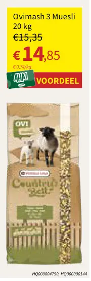 Promotie: Ovimash 3 Muesli