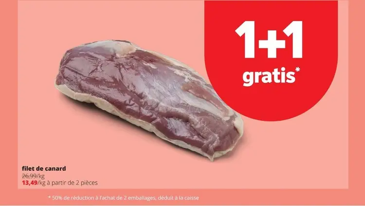 Offre: Filet de canard