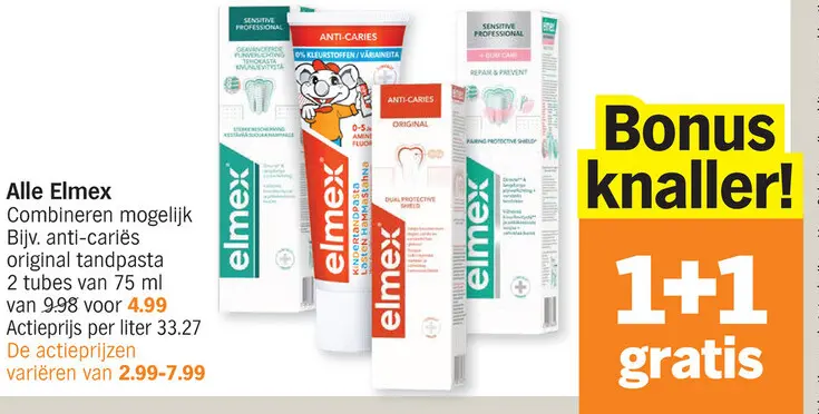 Promotie: Alle Elmex