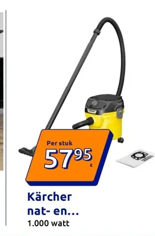 Promotie: Kärcher nat- en droog