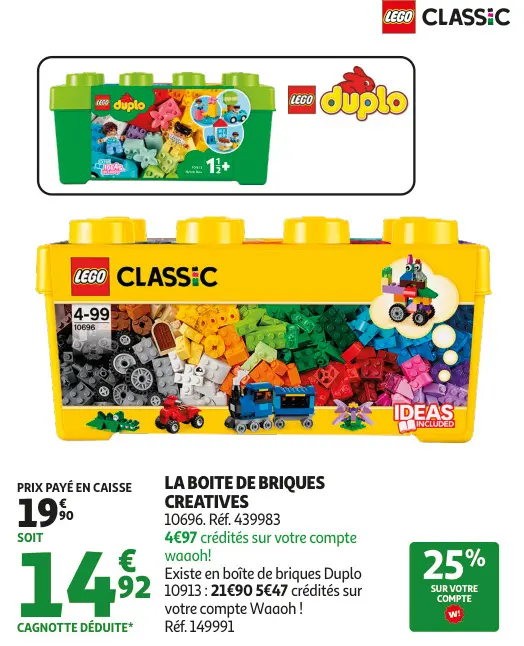 Offre: La boite de briques creatives