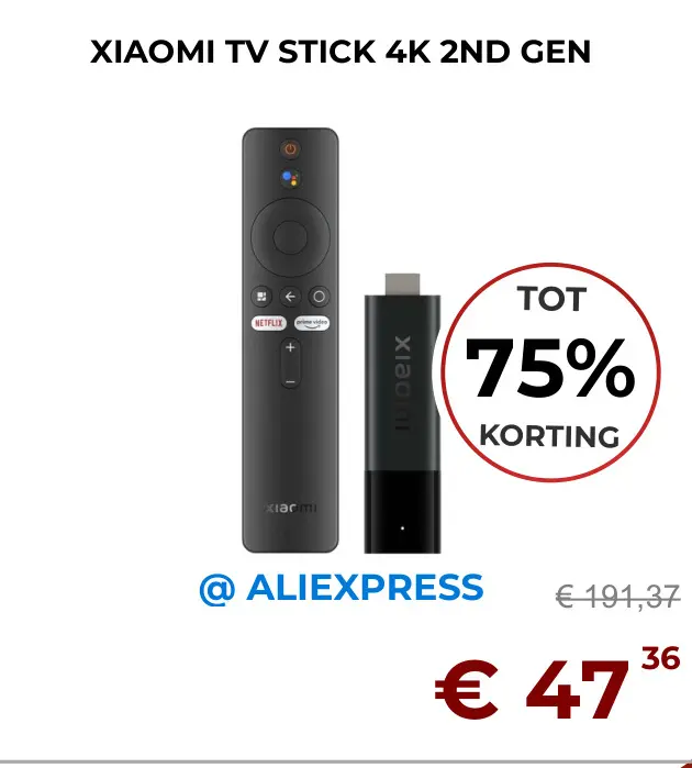 Aanbieding: Tv stick 4k 2nd gen