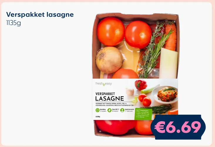 Aanbieding: Verspakket lasagne
