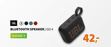 Aanbieding: Bluetooth speaker go 4
