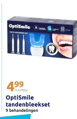 Aanbieding: OptiSmile tandenbleekset