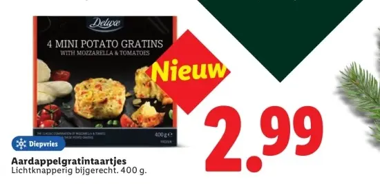 Aanbieding: 4 Mini Potato Gratins