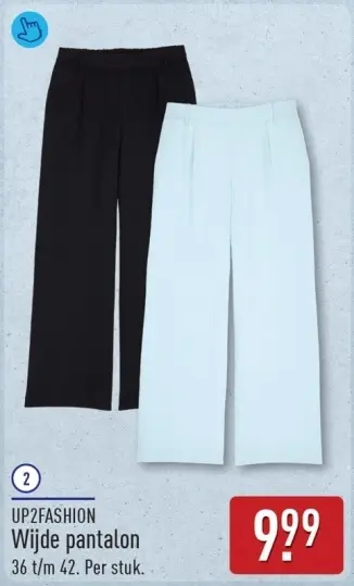 Aanbieding: Wijde pantalon